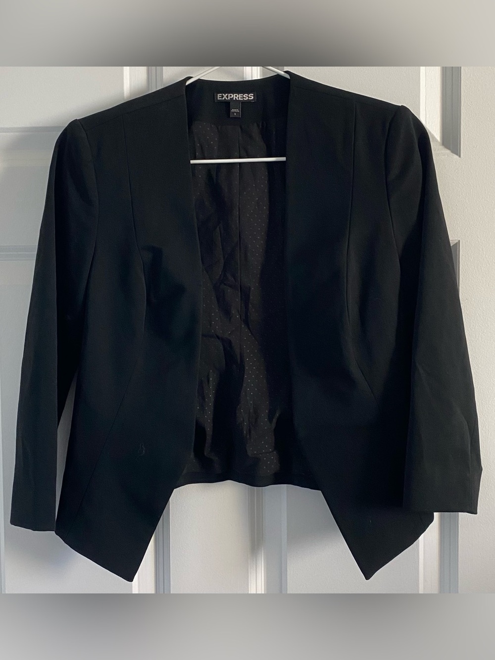 Express Black Open-Front Women's Blazer